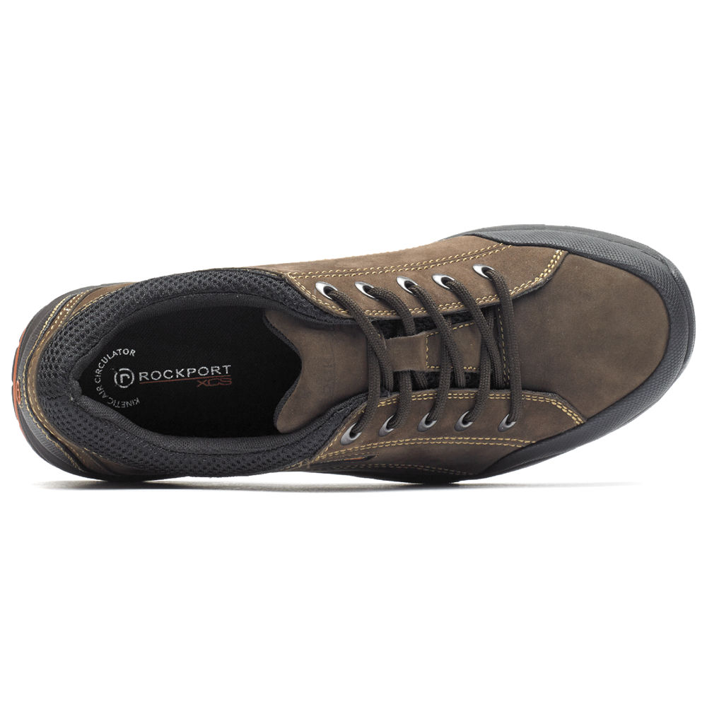 Zapatillas Rockport Hombre Mexico - Chranson Lace-Up Marrom - FEMCD0318